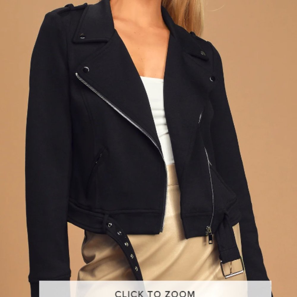 Black Motto Jacket, Never worn!